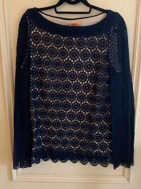 Crochet Pattern Tory Burch Tunic Top Silk Lining (12)